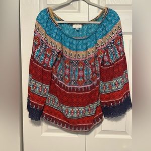 Soulmates women’s colorful‎ loose sleeve blouse